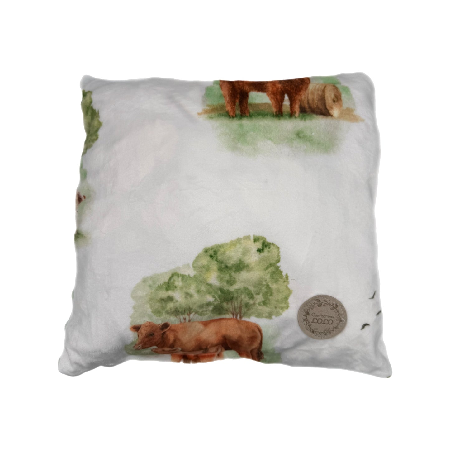 Coussin scolaire vache highland