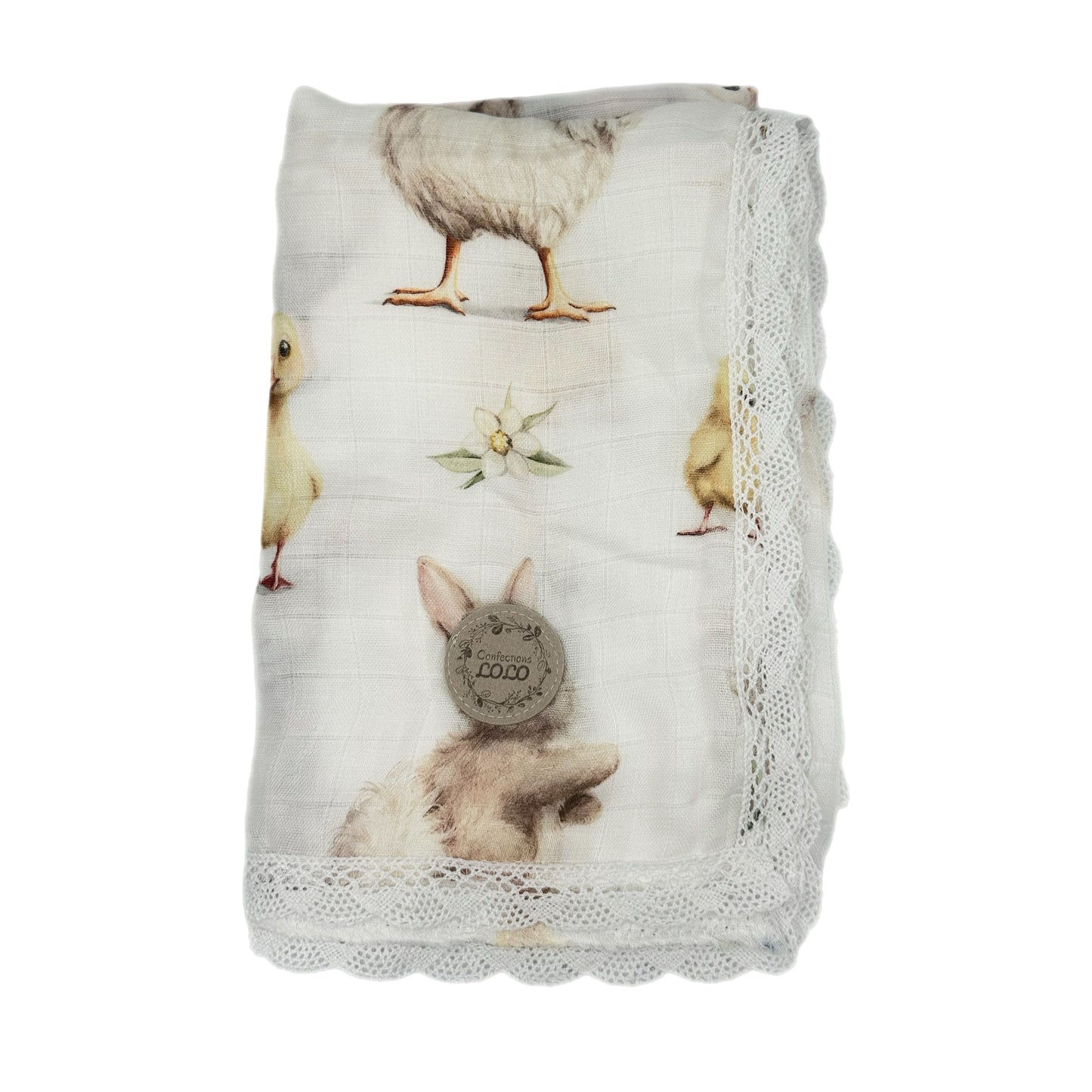 Mousseline animaux du printemps (grand)