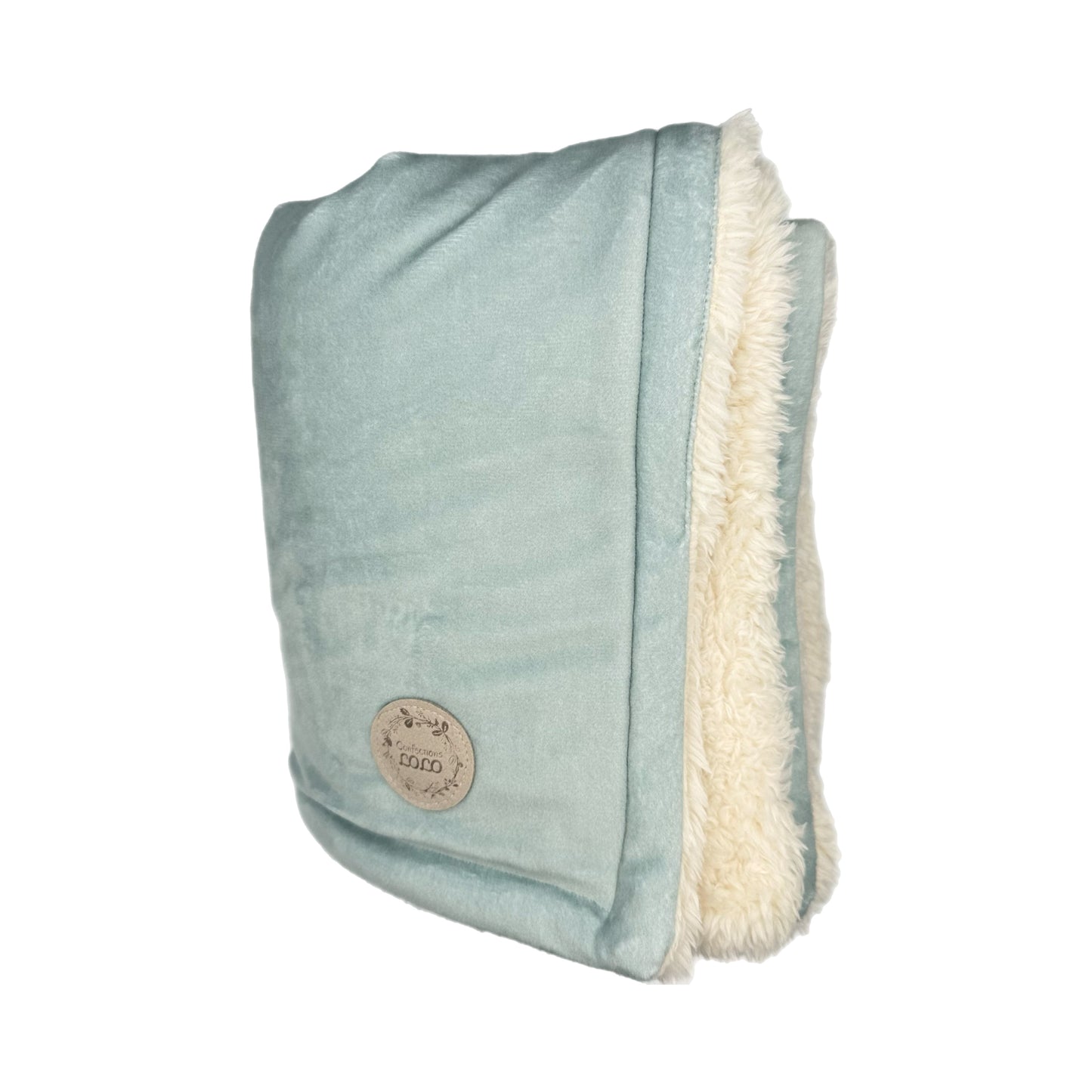 Doudou unie bleue (grand)