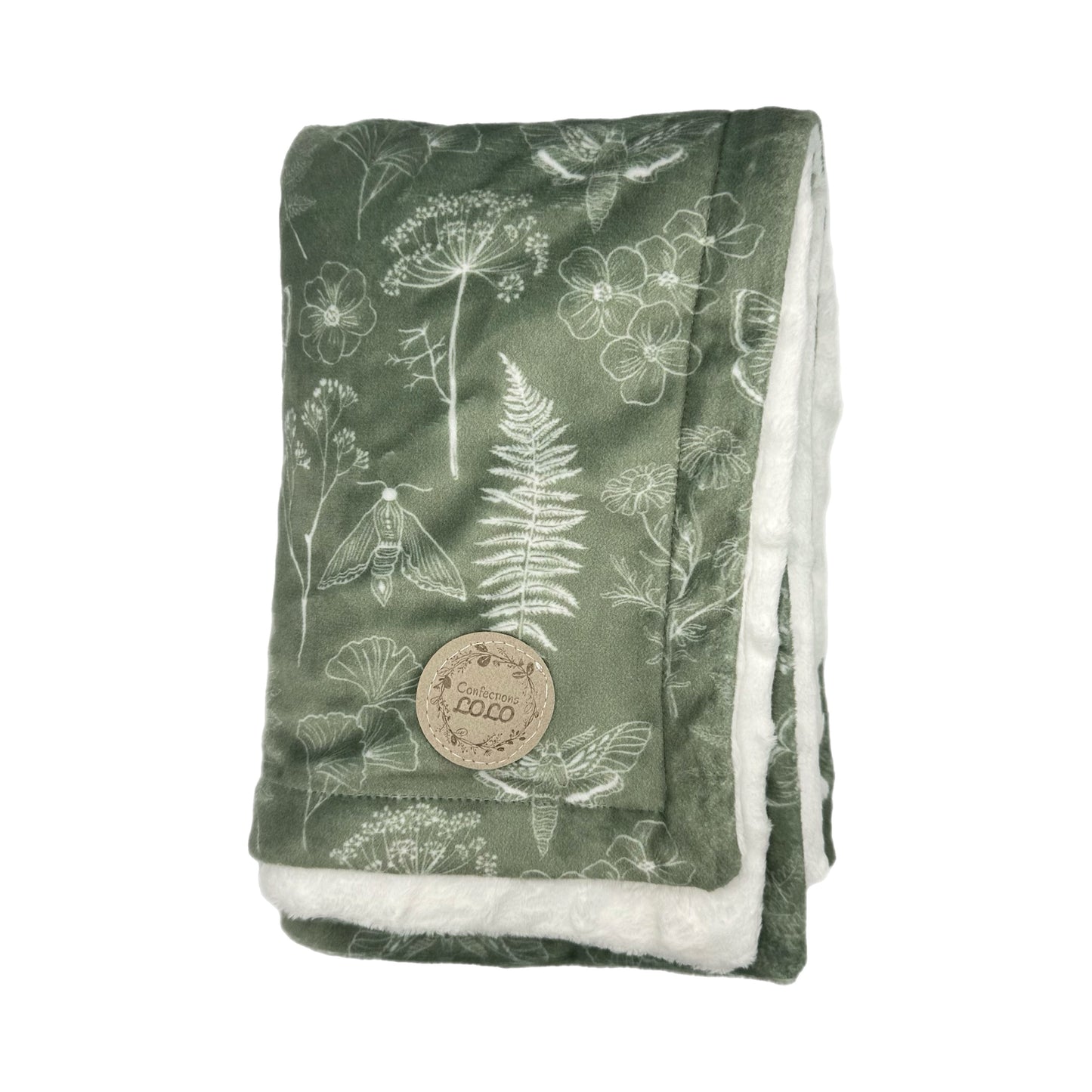Doudou feuille et insecte (grand)