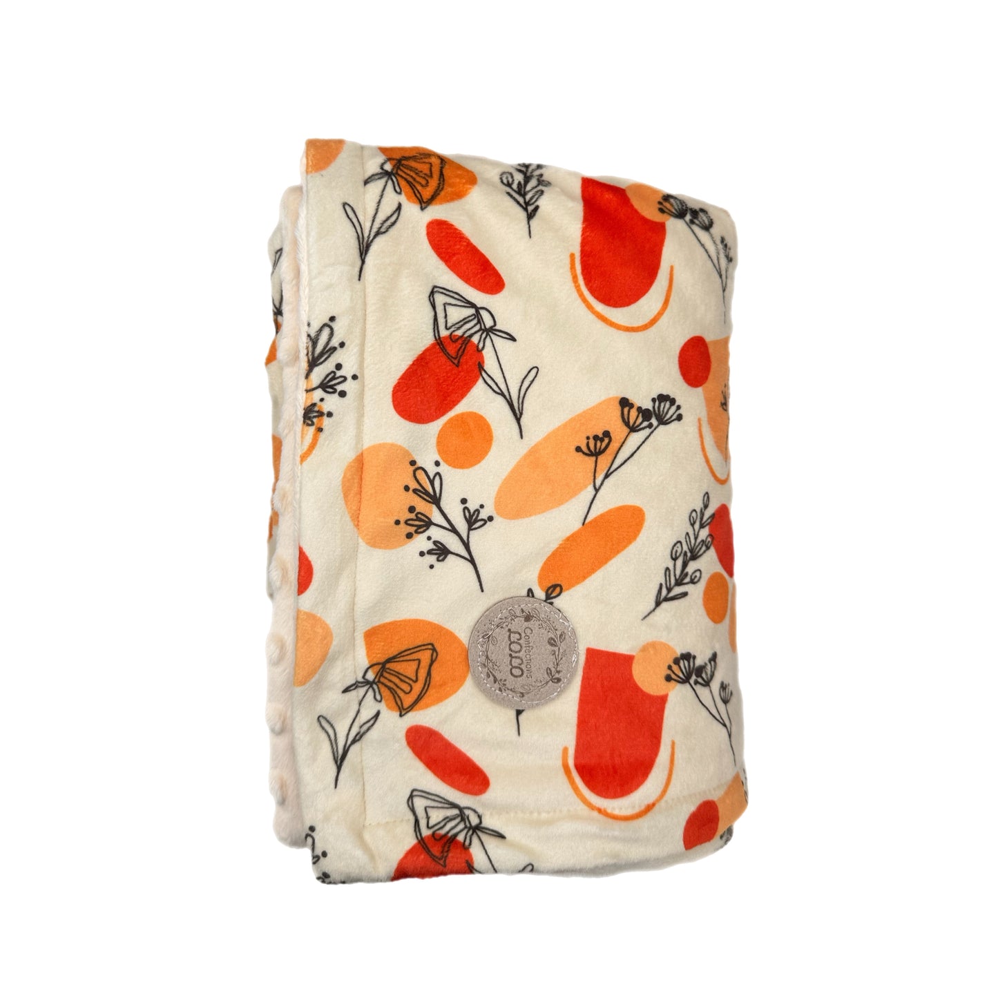Doudou fleurs abstraites (grand)