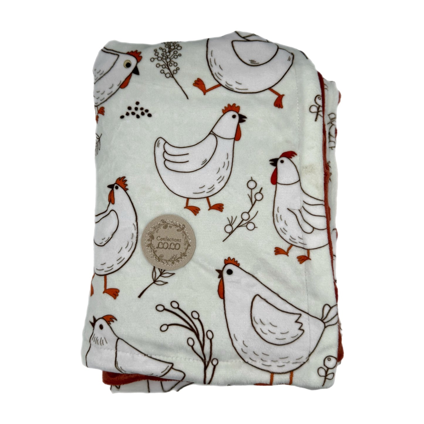 Doudou poule d'automne