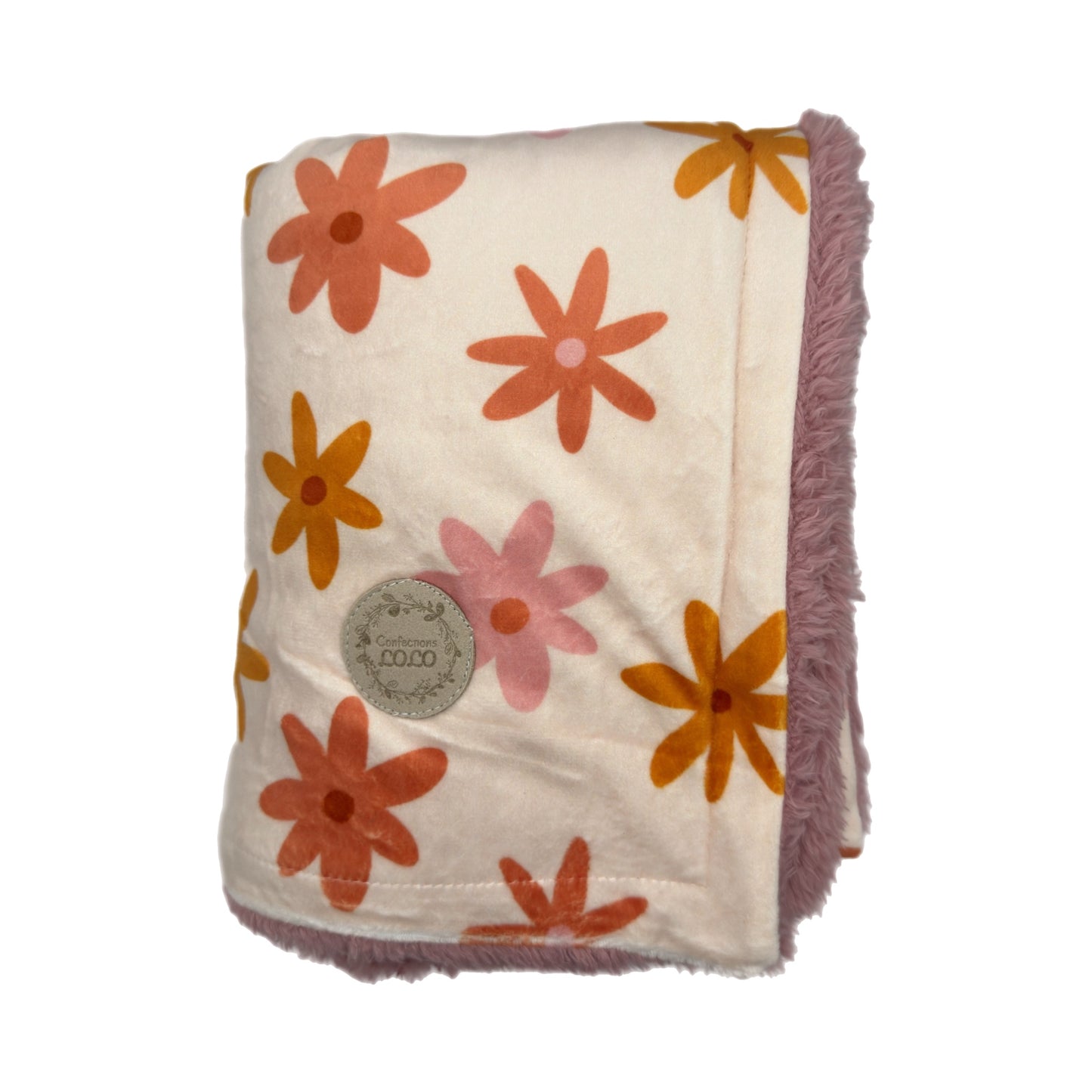 Doudou fleurs rétro