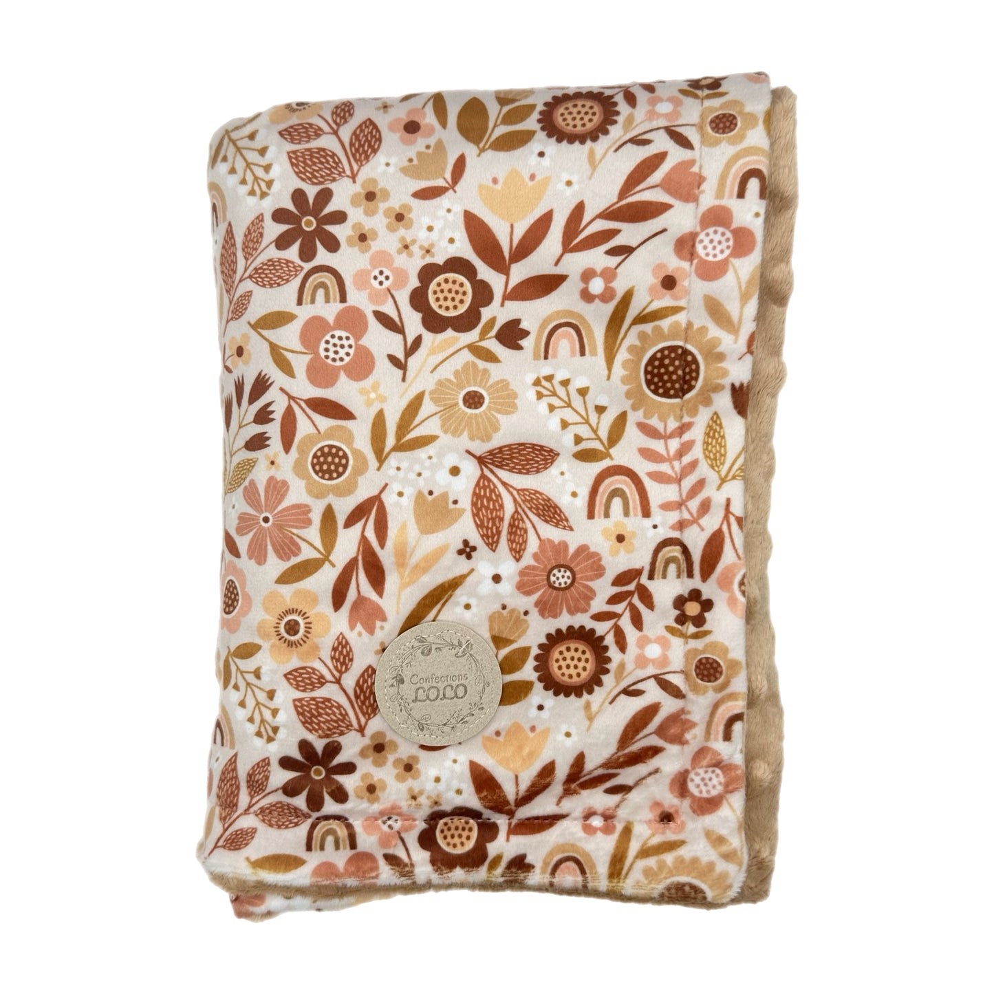 Doudou fleurs d'automne (grand)