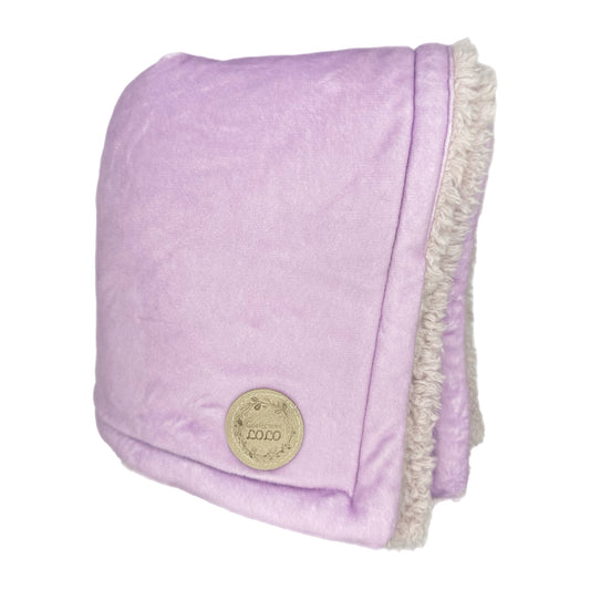 Doudou unie lilas (grand)